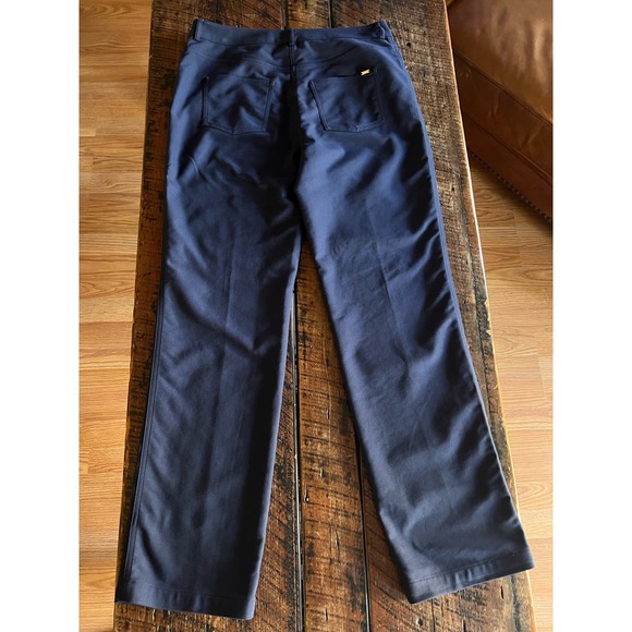 St. John Navy Blue Womens Trouser Slacks Pants Size 8 - Picture 7 of 12